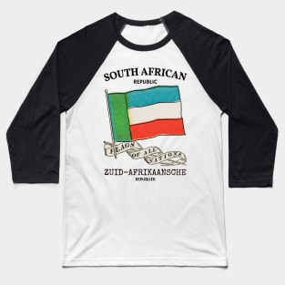 Antique South African Republic Country Flag Baseball T-Shirt